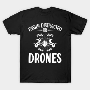 Easily Distracted By Drone Vintage T-Shirt